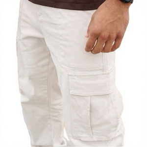 Pantalon cargo pour homme, pantalon de travail à grandes poches, pantalon décontracté à jambes droites, pantalon d'extérieur - Product Image 3