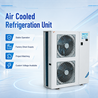 Unité de condensation hermétique à spirale Copeland 3HP refroidie par air pour système de chambre froide de petite taille