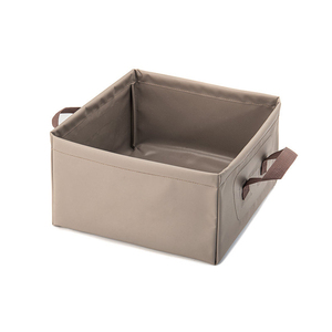 Cubo de agua cuadrado plegado de PVC portátil de 5L de capacidad, lavabo plegable duradero para viajes al aire libre, Camping, pesca, lavado - Product Image 3