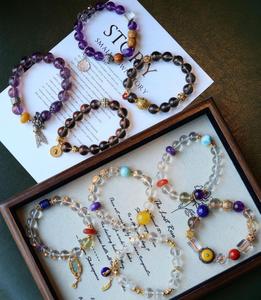 กำไลข้อมือคริสตัลหลากสีรูปทรงไม่สม่ำเสมอ งานแฮนด์เมดแท้จาก Vefiery Jewelry ประดับอัญมณีรูปหัวใจ ดีไซน์หรูหราสำหรับผู้หญิง เครื่องประดับบำบัดรักษา  สั่งซื้อขั้นต่ำจำนวนน้อย  รับสั่งแบบคละแบบ - Product Image 6
