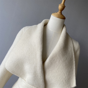 Cappotti in <span class=keywords><strong>Cashmere</strong></span> Personalizzati Jxwatcher con Polsini in Vera Pelliccia di Volpe, Abbigliamento Invernale da <span class=keywords><strong>Donna</strong></span>, <span class=keywords><strong>Cappotto</strong></span> Lungo in Lana Double Face con Pelliccia di Volpe - Product Image 4