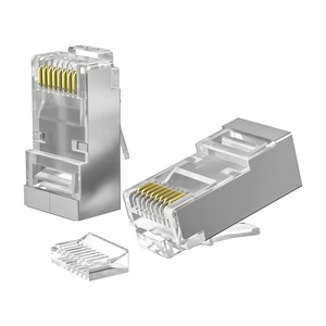 Cat6a Rj45 Connector 8p8c Mannelijke Modulaire Stekker Afgeschermde Stp ftp Netwerk Ethernet Pc <span class=keywords><strong>Cat6</strong></span> Ethernet Kabel 8p8c Telecom Onderdelen - Product Image 1