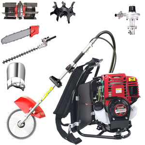 Multifunction DIY Mini Backpack 4-Stroke Metal Brush Cutter Petrol Powered Agricultural <b>Tools</b> Grass Cutting Machine Parts - Product Image 4