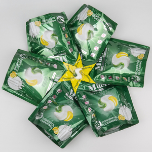 Dosettes jetables écologiques personnalisées sans phosphate parfumées au citron pour lave-vaisselle capsules de <span class=keywords><strong>gel</strong></span> de savon détergent - Product Image 2