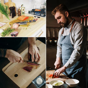 Profesional 8 pollici di lusso Vg10 forgiato 67 strati cucina cucina Chef coltello damasco Kiritsuke coltello - Product Image 6