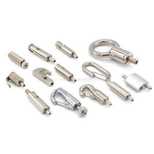 Mousqueton de sécurité réglable en acier inoxydable pour <span class=keywords><strong>suspension</strong></span> de câble métallique et pinces à câble, accessoires pour élingues de câble de 1,5 mm/2,0 mm - Product Image 2