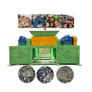 CE Certified Automatic Double Shaft Waste Shredder Machine Industrial Scrap Crusher for Recycling - Product Image 1