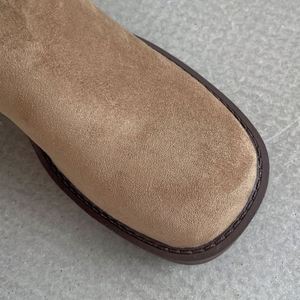 Bottes mi-hautes vintage pour femmes style western, collection automne-hiver 2025, design tendance avec franges, talons mi-hauts de 5 cm, à enfiler, pointure 40 - Product Image 6