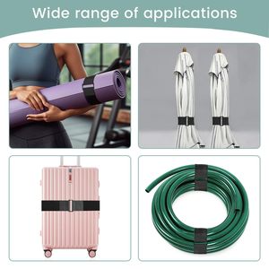 Cinta de Gancho y Bucle de Nailon Ajustable y Reutilizable para Parches, Duradera, Autoajustable, Organizador de Cables, Impermeable - Product Image 3