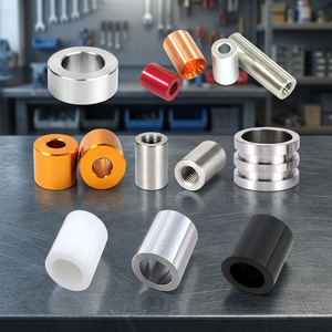 Bujes de Acero Inoxidable Anodizado y Galvanizado con Zinc, Rosca M5, 7mm de Diámetro, Longitud Personalizada, Completamente Roscados, para Coche, Cojinetes, Separadores - Product Image 3
