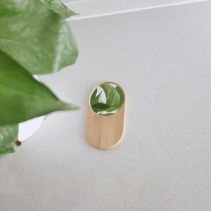 TDF <span class=keywords><strong>Daily</strong></span> Makeup specchi ovali personalizzati in legno Mini tasca portatile specchio portatile personalizzato - Product Image 5