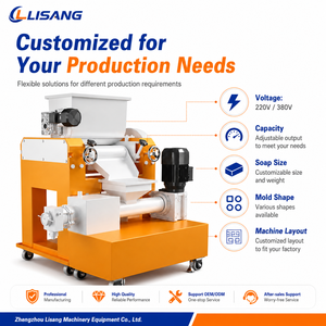 Máquina para Hacer Jabón Digital Mini Automática, Precio de Fábrica <span class=keywords><strong>LISANG</strong></span> (Modelo M08), para Línea de Producción de Jabón para Baño y Lavandería - Product Image 6