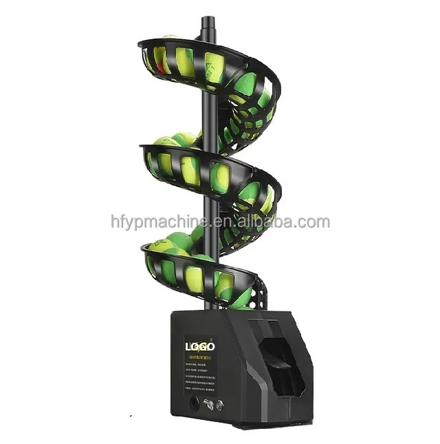 Auto Swing 3 Angles 4 Speeds Adjustable Pickleball Tennis Ball Launcher Tennis Ball Serving Machine for Playing Training