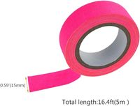 Ruban en tissu néon Gaffer Fluorescent UV Blacklight Glow in The Dark Tape pour la fête UV, bâtons lumineux, ruban néon