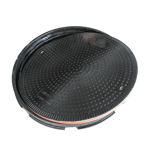 부식 방지 복합 하수구 맨홀 커버 고강도 원형 SMC 맨홀 커버 - Product Image 1