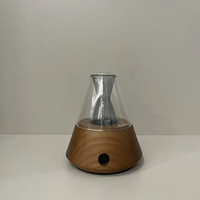 Diffuseur d'aromathérapie électrique professionnel de 40ml Diffuseur de parfum sans eau d'installation de bureau pour une utilisation en hôtel Matériau en bois et verre