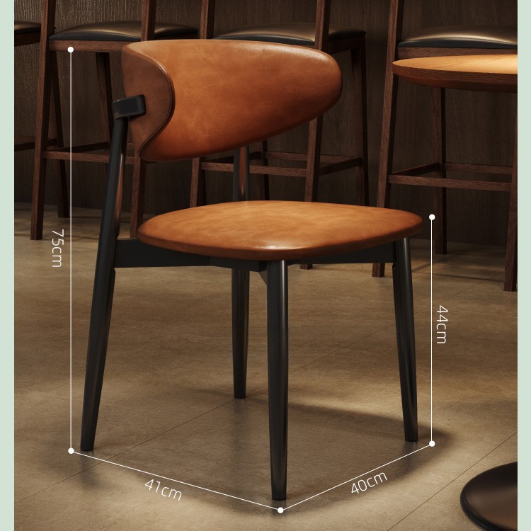 Chaise corne de mouton-fer art