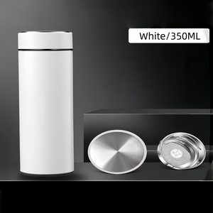 แก้วน้ำสแตนเลสสุญญากาศขนาด 350 มล. พร้อมฝาแสดงอุณหภูมิแบบ LED แก้วเก็บความร้อนแบบพกพาสำหรับเดินทางและสำนักงาน - Product Image 2
