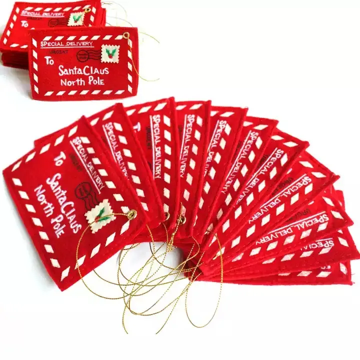 サンタ封筒グッディバッグキッズギフトカードクリスマスデコレーション2023アマゾンファクトリーダイレクトクリスマスデコレーション