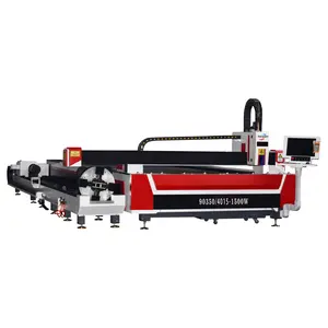 Cheap OEM Cortadora 1500W Fiber Laser 4015 Sheet Metal Cutting 9000MM Tube Cutter CNC Machine