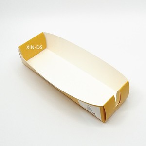 Custom lolly waffle stick box ice cream bubble waffle paper tray