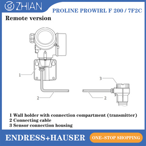 เครื่องวัดอัตราการไหลแบบวอร์เท็กซ์ Endress+Hauser รุ่น E+H Proline Prowirl F200/7F2C - Product Image 4