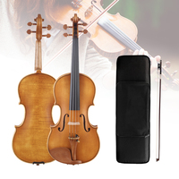 NAOMI Violin OEM for Italy Oil Varnish 4/4 Violin Antique Oil Varnish Fiddle Powerful Clear Tone
