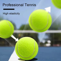 Balle de padel en caoutchouc naturel de laine professionnelle de haute qualité balle de tennis de vente de fabricant de logo personnalisé