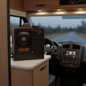 Chauffage au diesel Vevor 12V 8KW horizontal avec télécommande LCD pour voiture, camping-car et usage intérieur, modèle D0100HPULCU - Product Image 2