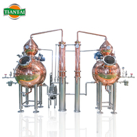 Tiantai 10BBL Whisky Rhum Vodka Gin Brandy Soju Sake Rouge Cuivre Toujours Pot Distillerie Machine