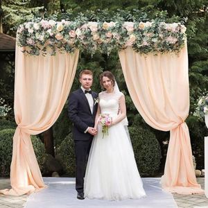 Kit de support de toile de fond robuste avec tringle et rideaux, support métallique réglable pour toile de fond, idéal pour mariage, photomaton, exposition, décoration - Product Image 6
