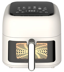 Anbolife Friteuse à air numérique 12-en-1 8L en acier inoxydable avec fenêtre et lumière, écran tactile, entièrement métallique, sans odeur, OEM/ODM - Product Image 2