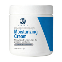 Crème hydratante à marque privée, hydratant pour le corps et le visage pour peaux sèches, crème corporelle à l'acide hyaluronique et à la céramide