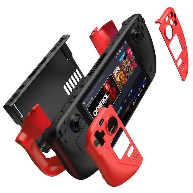 For Steam Deck Game Console Case Soft Silicone Protective Cover Anti-Scratch Shockproof Protector Shell Sleeve Game Accessories