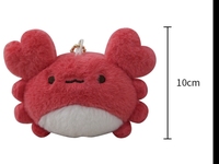 Mini océan peluches jouets en peluche poulpe porte-clés Marine crabe diable rayon poisson porte-clés Peluches griffe Machine peluche poupées