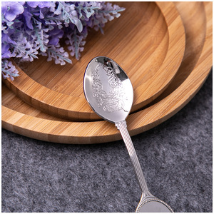 Grand Stainless Steel <b>Spoons</b> <b>Small</b> Round Creative Metal Craftsmanship Measuring <b>Spoons</b> - Product Image 5