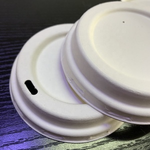 Tapa de taza de café de <span class=keywords><strong>90</strong></span> MM, 10oz, 12oz, 16oz, 100% Bio, taza de azúcar caliente, bagazo, venta al por mayor - Product Image 6