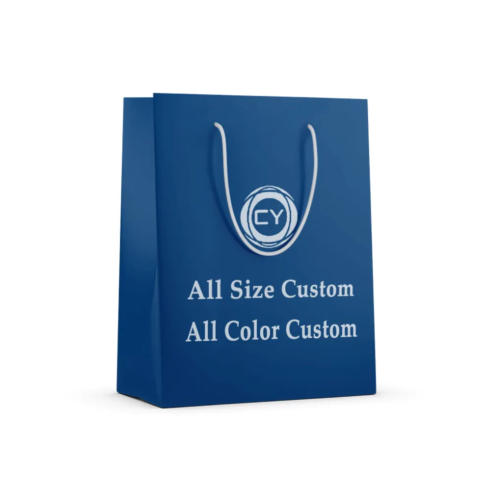 Cartone Kraft Retail Business Cloth Shopping Black Gift Boutique Paper Bag