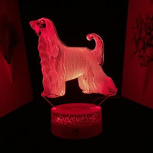 Figurine d'<span class=keywords><strong>Action</strong></span> Animal Chien, Lampe 3D, Modèle de Collection, Jouets, Veilleuse LED, Cadeau de Noël pour Enfant, Dropshipping - Product Image 2