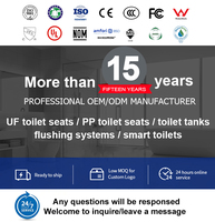 WC intelligent monobloc certifié CE avec bidet électrique allongé, siège chauffant, télécommande et siphon en S, à poser au sol