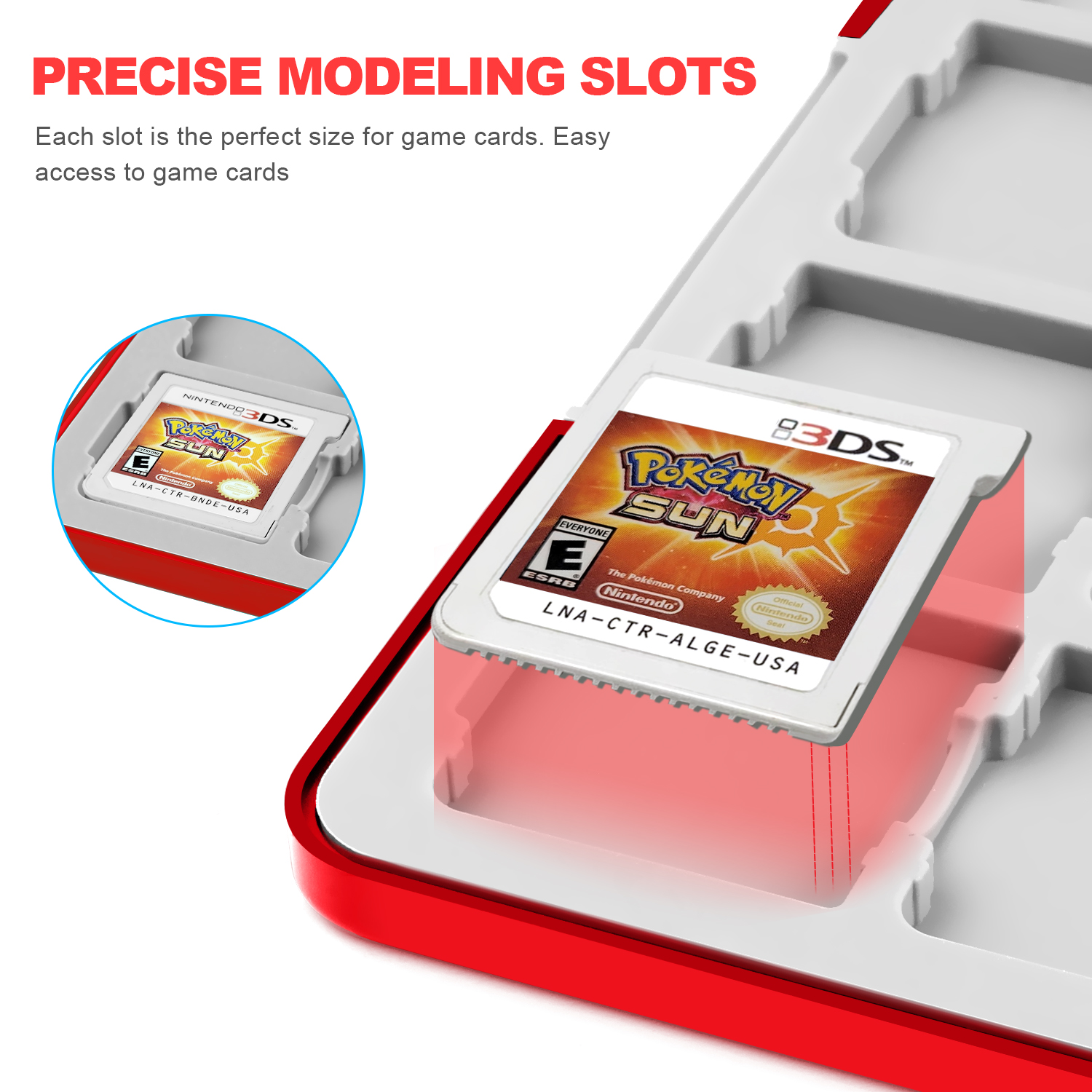 48-seat Game Card Storage Case for Nintendo 3DS & More