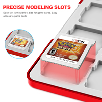 Boîte de rangement et de rangement de cartouches de cartes de jeu 48 places pour Nintendo 3DS/3DSXL/2DS/2DSXL/DS/DSi Affichage des accessoires