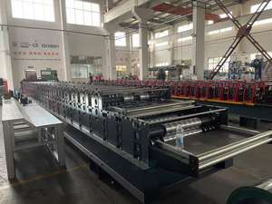 0.4-0.7mm 컬러 스틸 더블 레이어 지붕 기계 금속 사이딩 롤포머 - Product Image 5