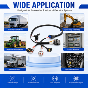 Harnais de câblage moteur automobile personnalisé ISO9001, échantillon disponible - Product Image 2