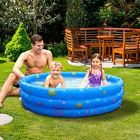 Aufblasbarer Kinderpool Aufblasbarer Familien-Spielplatz-Pool für den Garten