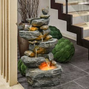 Fabriqué à la main oiseau cour résine jardin fontaines d'eau Style Feng Shui <span class=keywords><strong>montagne</strong></span> <span class=keywords><strong>printemps</strong></span> thème Animal motif pour décor de jardin - Product Image 3