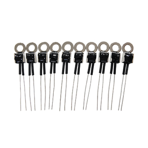 Sonde de température à thermistance annulaire <span class=keywords><strong>NTC</strong></span> <span class=keywords><strong>10K</strong></span> QCZH, trou de montage 3,5 mm, sortie analogique, plage -30~105°C, utilisation lave-vaisselle, 25 mm - Product Image 1