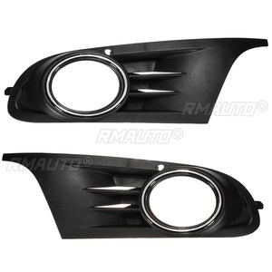 Rejilla Delantera Inferior Central Negra para Parachoques + Rejilla para Faros Antiniebla para VW Golf MK6 2008 2009 2010 2011 2012 2013 - Product Image 2