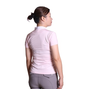 2024 Custom Women's Horse Riding Show Shirt Polo <span class=keywords><strong>T</strong></span> Top Producto ecuestre de alta calidad - Product Image 6