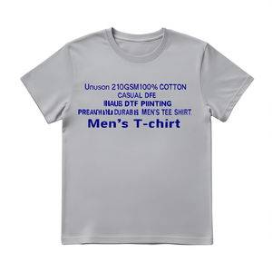 T-Shirt Unisex 210GSM 100% Cotone, Casual con Stampa DTF, Traspirante e Resistente, Maglietta da Uomo - Product Image 2
